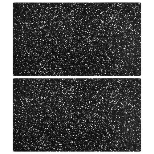 VidaXL vidaXL 2x Chopping Boards with Granite Pattern Tempered Glass Cutting Board