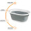 COLLAPSIBLE FOLDING LAUNDRY BASKET DISH DRAINER 22L WATER BUCKET 8