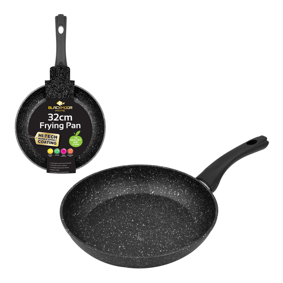 Blackmoor 67259 32cm Frying Pan / Non-Stick, Anti-Scratch / Black-image-OPC-P8R9HZP-NEW