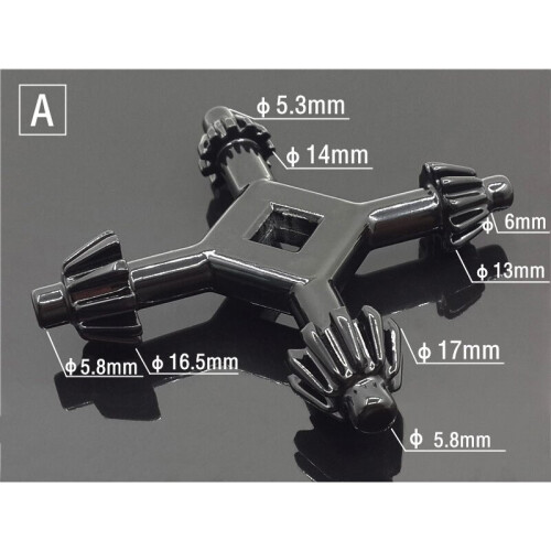 2 in 1 Drill Chuck Ratchet Spanner Wrench Electric Drill Clamping Tool 2