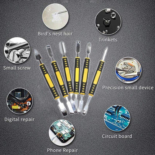 Metal Crowbar 6-Piece Set Repair Tools Kit for Mobile Phone 2