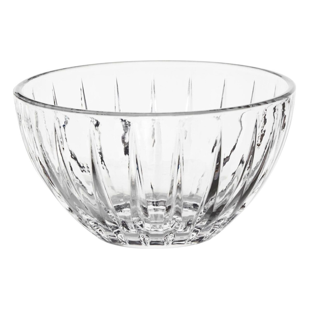 Set of 4 Small Glass Bowls, Ice Cream Sundae Glass Bowls, Desert Bowls for Dining Table, Clear Crystal Glass