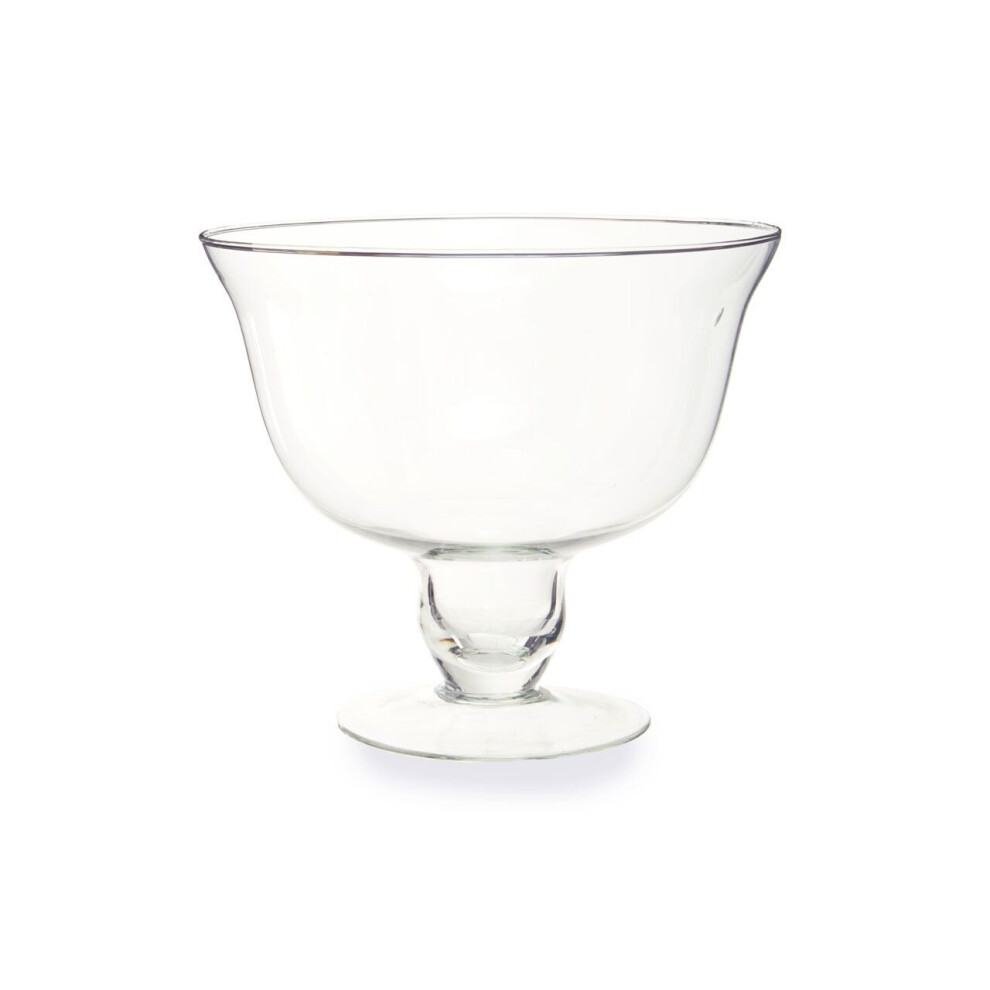 Premier Housewares Ambra Clear Glass Tulip Bowl
