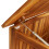 VidaXL vidaXL Solid Acacia Wood Garden Storage Box Pillow Blanket Box Hallway Bench 8