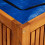 VidaXL vidaXL Solid Acacia Wood Garden Storage Box Pillow Blanket Box Hallway Bench 3