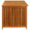 VidaXL vidaXL Solid Acacia Wood Garden Storage Box Pillow Blanket Box Hallway Bench 5