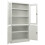 VidaXL vidaXL Büroschrank Hellgrau 90x40x180 cm Stahl 2