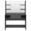 VidaXL vidaXL Makeup Table with LED Lights MDF Grey Cosmetic Vanity Dressing Table 3