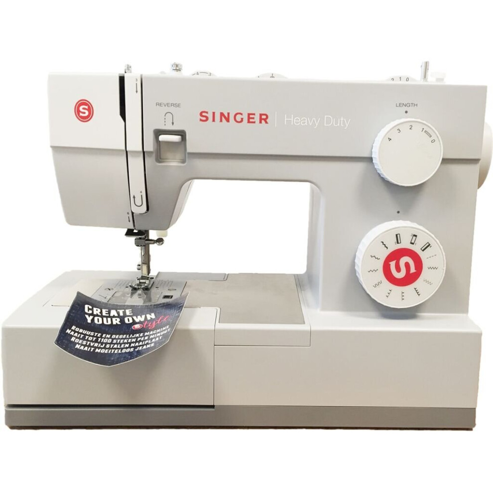 Singer Textile Craft Sewing Machine Stitching Tool Heavy Duty 4411 105 W Grey