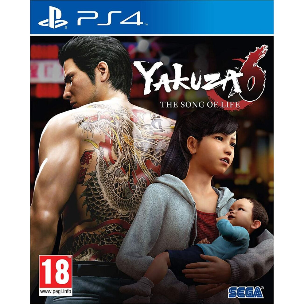 Playstation Yakuza 6: The Song Of Life | Sony 4 Ps4 | Video Game