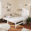 VidaXL vidaXL Solid Pinewood Pull-out Day Bed 2x(90x200) cm White Sofa Sleepover Bed 1