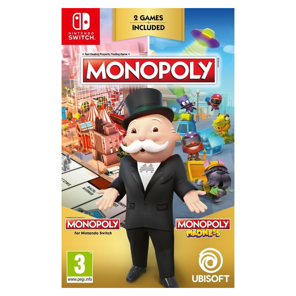 Monopoly + Monopoly Madness Double Pack | Nintendo Switch | Video Game