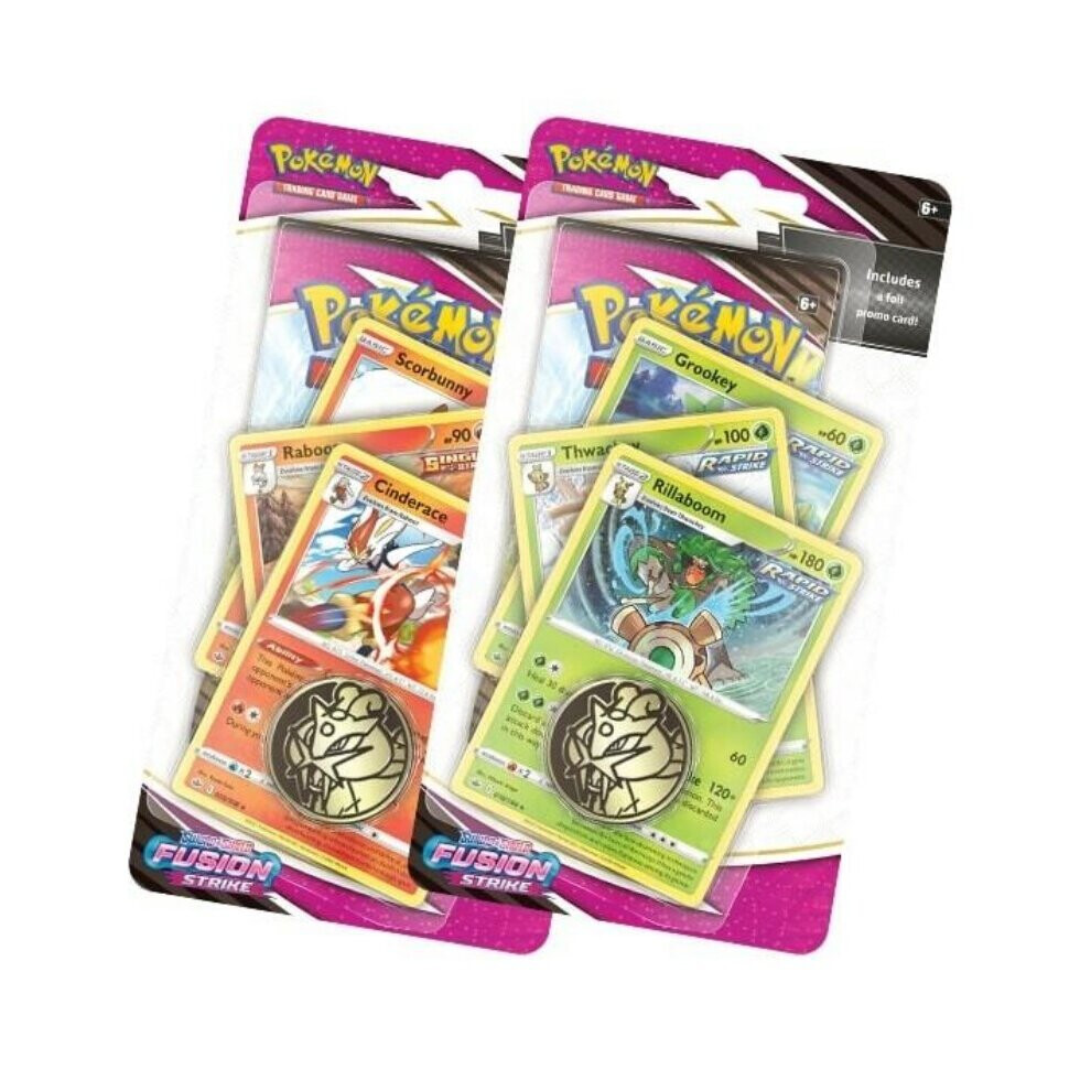 Pokemon TCG: Sword & Shield 8 Fusion Strike Premium Checklane Blister - One At Random