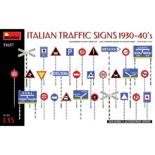 MIN35637 - Miniart 1:35 - Italian Traffic Signs 1930-40's