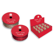 Anker Jute Twine Red & Natural XAKGA211