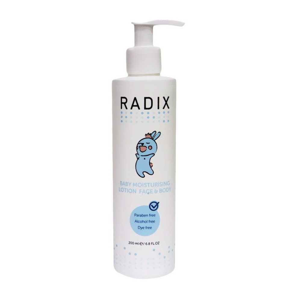 Baby Moisturising Face & Body Lotion Gentle Baby Lotion 200Ml Radix