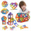 (100PCS) 50/100pcs Magnetic Building Blocks Educational Toy 6