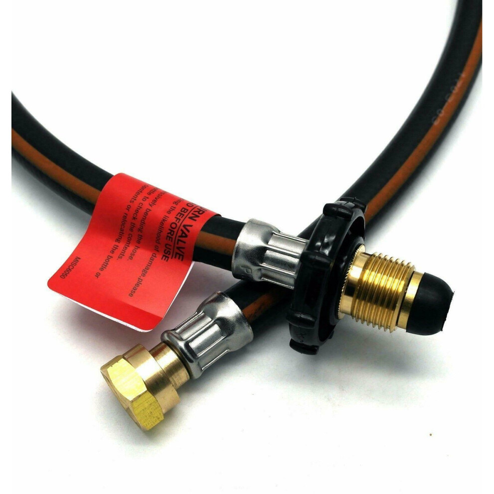 1.5M Meter Handwheel Pol X W20 Nrv Pigtail Caravan Propane Gas Hose