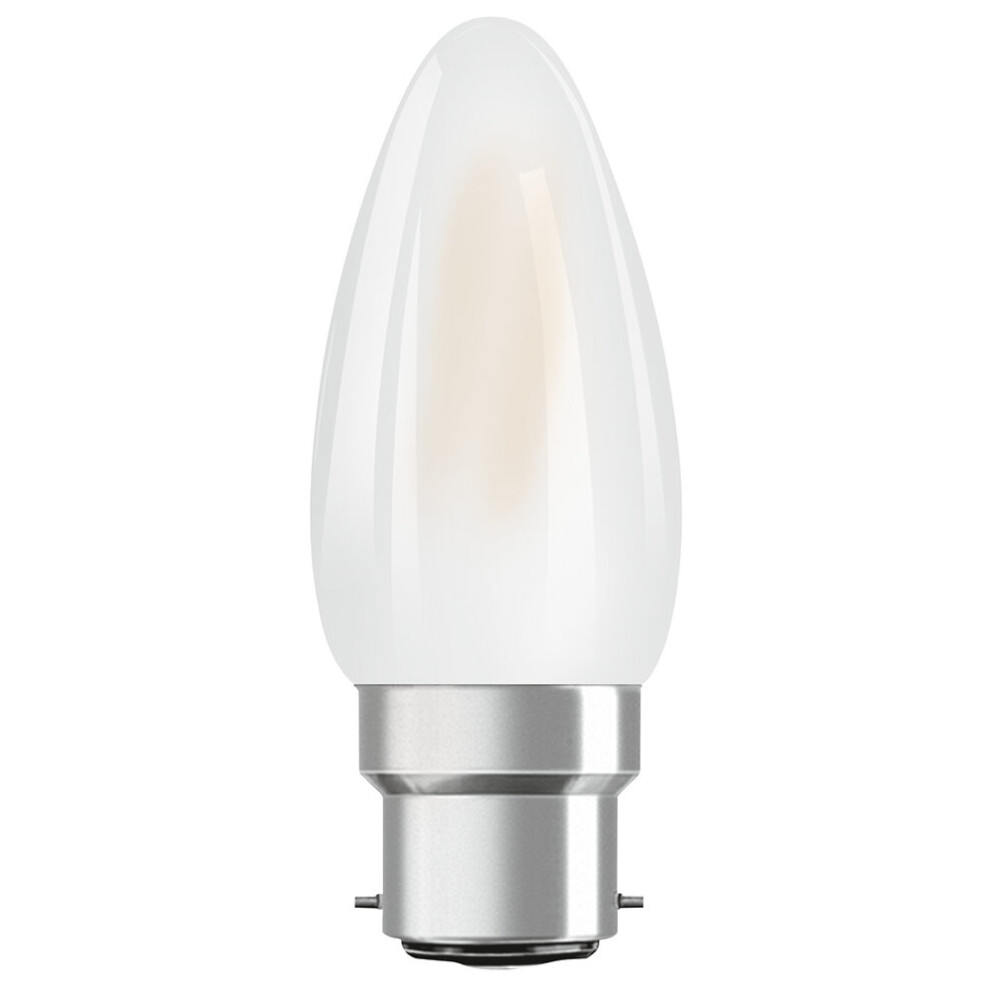 Osram Led Frosted Filament 25W Candle Bc (B22d) 1 Pack White