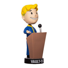 (1# SPEECH) Fallout 4 Vault Boy Bobblehead Gaming Anime doll toy series collection model children's gifts home decoration ornaments