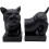 Black Sausage Dog Set Bookends 3