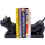 Black Sausage Dog Set Bookends 1
