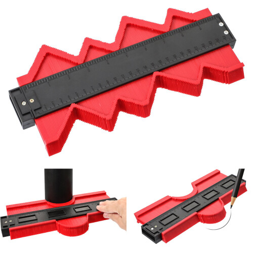 10" Shape Contour Duplicator Profile Gauge Tiling Laminate Tiles Edge 1