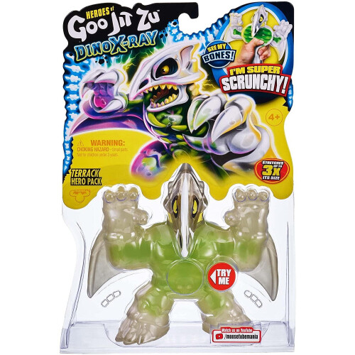 Héros de Goo Jit Zu Dino X-Ray S4 Pack Héros - Terrack, Multicolore (41190)