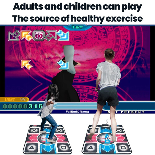 Tapis de danse USB antidérapant pour PC, ordinateur portable et jeu 2