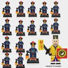 16 pièces de minifigures Chasseur de fantômes VS zombies, jouets compatibles LEGO