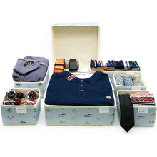 (Flower) Masters & Burrell 8 Piece Dresser Drawer Organiser