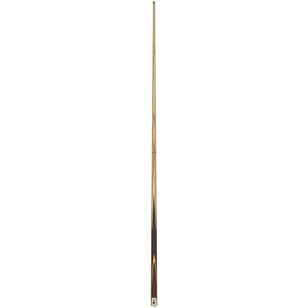 Snooker Cue Stick - Prism - Machine-spliced Rosewood Butt with Rosewood Front Splice with Coloured Veneers - 9.5mm Tip - 2 Piece with Brass Joint - As