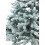 Home 6ft Snowy Half Christmas Tree - Green 2
