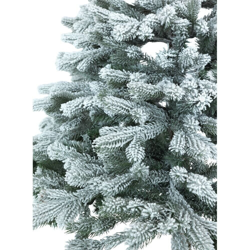 Home 6ft Snowy Half Christmas Tree - Green 1