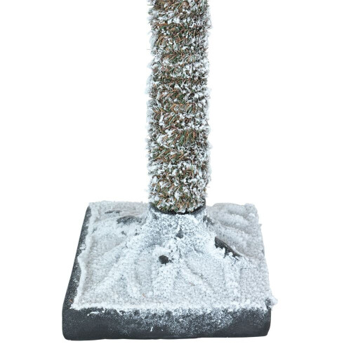 Home 6ft Snowy Half Christmas Tree - Green 2
