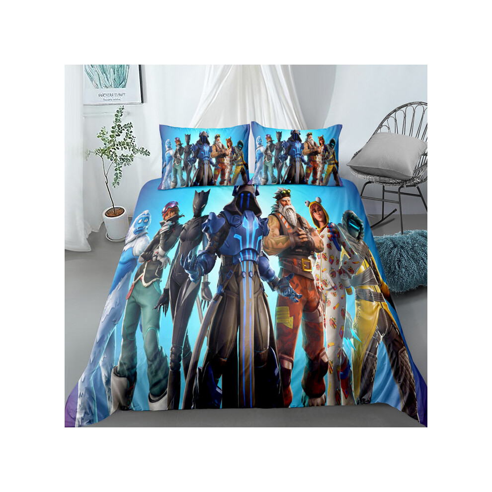 (Style 07, Single) Fortnite Bedding Single Double Duvet Cover UK