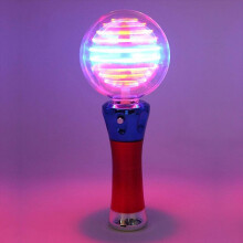 Prinzessin Light Up Magic Ball LED Leuchtender Drehender Globus Sternzauberstab Kinder Spielzeug Geschenk