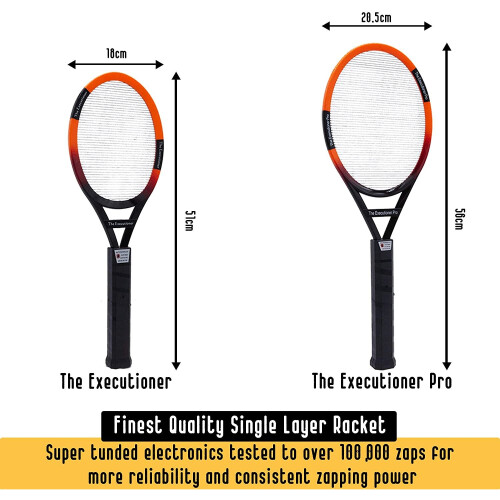 Executioner Pro Fly Zapper - Electric Single-Layer Bug Swatter for Mosquitoes, Wasps & Bugs (100k zaps tested) 2