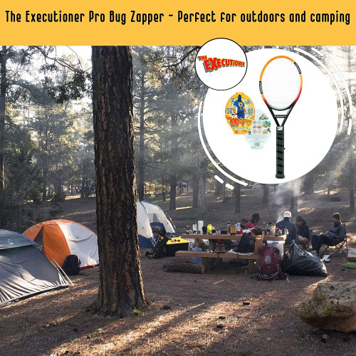Executioner Pro Fly Zapper - Electric Single-Layer Bug Swatter for Mosquitoes, Wasps & Bugs (100k zaps tested) 1
