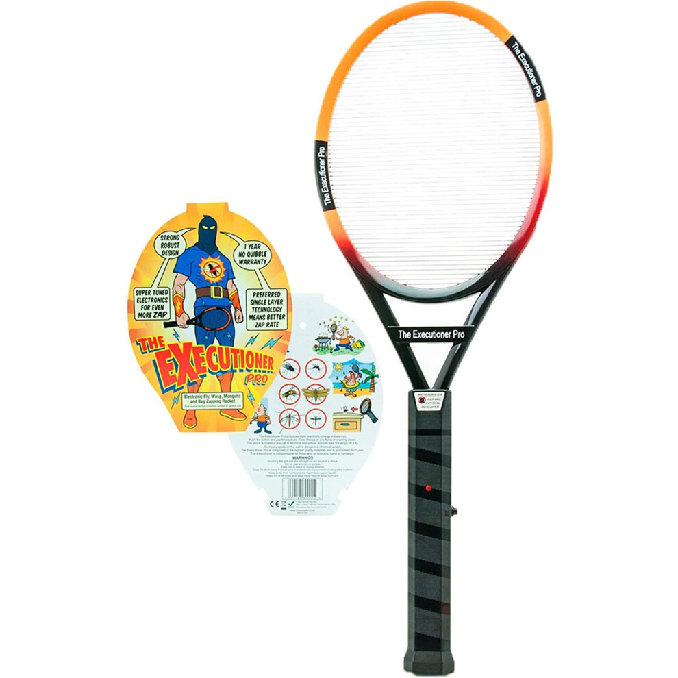 The Executioner Executioner Pro Fly Zapper - Electric Single-Layer Bug Swatter For Mosquitoes, Wasps & Bugs (100K Zaps Tested)