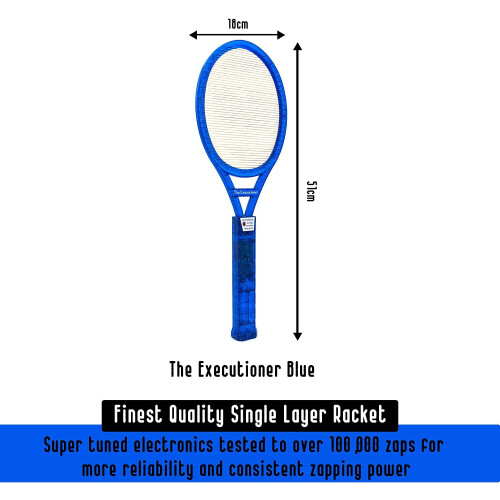 (Blue) The Executioner Fly Zapper Bug Electric Swatter 2