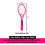 (Pink) The Executioner Fly Zapper Bug Electric Swatter 3