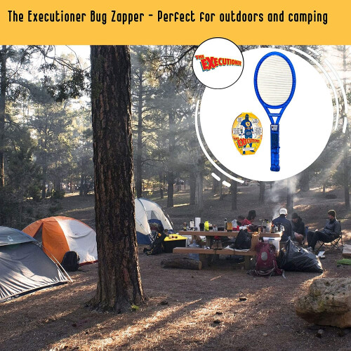 (Blue) The Executioner Fly Zapper Bug Electric Swatter 1