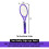 (Purple) The Executioner Fly Zapper Bug Electric Swatter 3