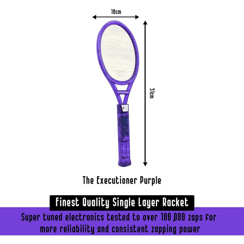 (Purple) The Executioner Fly Zapper Bug Electric Swatter 2