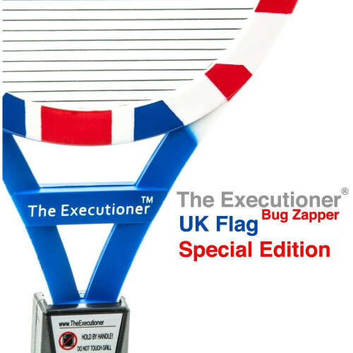 (UK Flag) The Executioner Fly Zapper Bug Electric Swatter 2