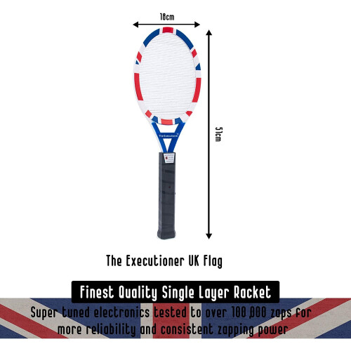 (UK Flag) The Executioner Fly Zapper Bug Electric Swatter 1
