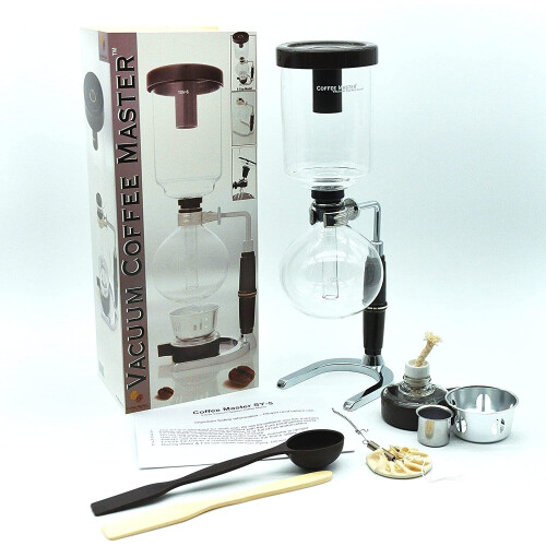 Coffee Master 5-Cup Syphon/Vacuum Glass Coffee Maker 1