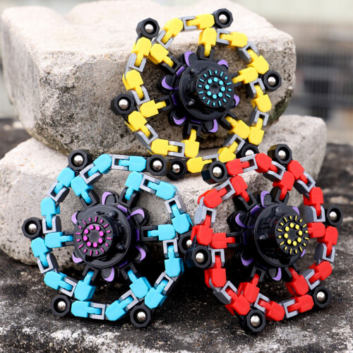 Mechanical Fingertip Spinner DIY Deformable Stress Relief Toy 1