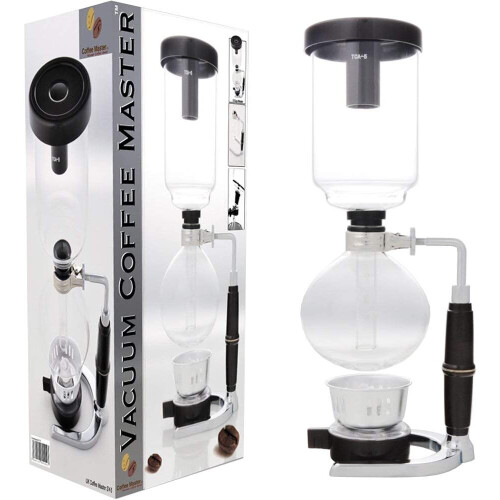 Coffee Master 5-Cup Syphon/Vacuum Glass Coffee Maker